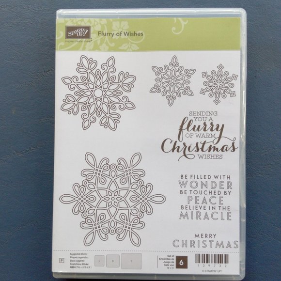 Stampin' Up! Other - Stampin’ Up! “Flurry of Wishes” Rubber Stamp Set